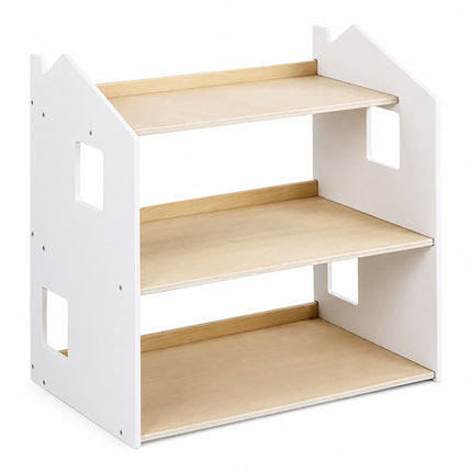 Montessori Children's Bookcase, House-Shaped Shelf, MDF