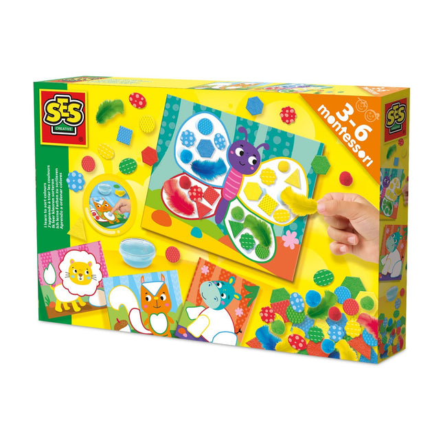 Montessori Sorting Toys for Colors and Materials