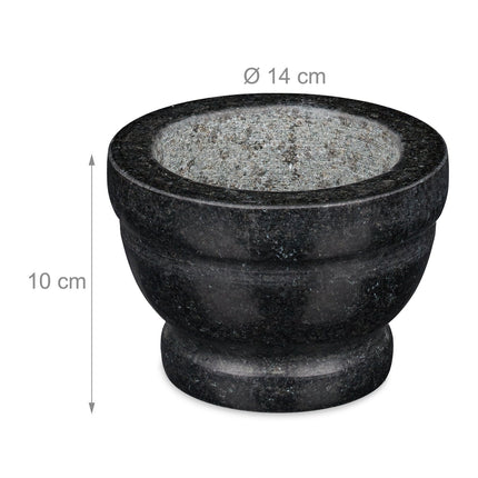 Mortar granite with impact