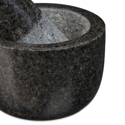 Mortar granite with impact
