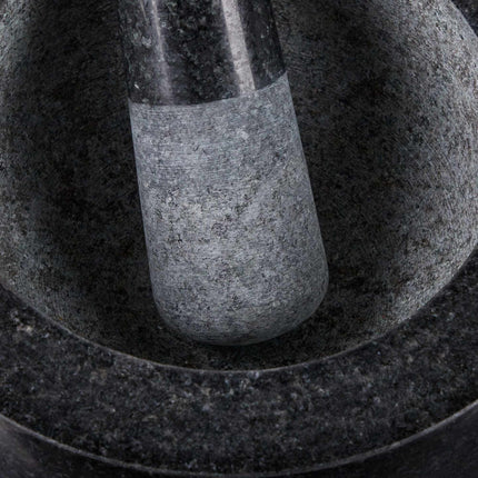 Mortar granite with impact