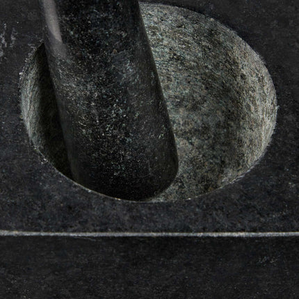 Mortar granite with impact