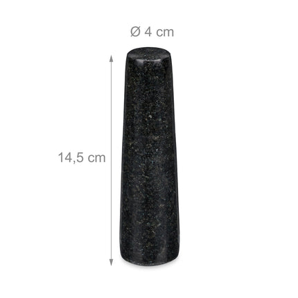 Mortar granite with impact
