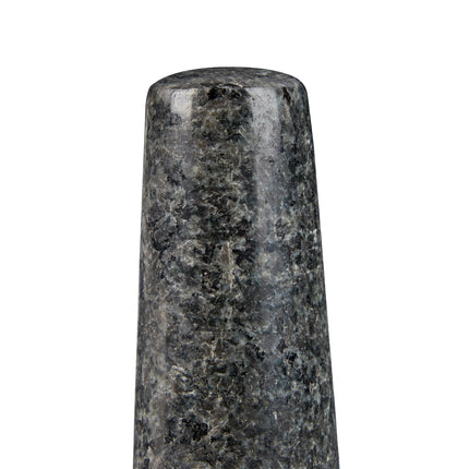 Mortar granite with impact