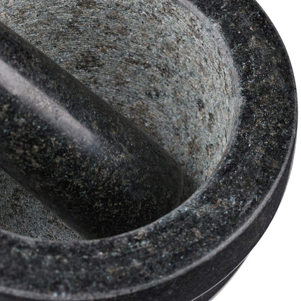Mortar granite with impact