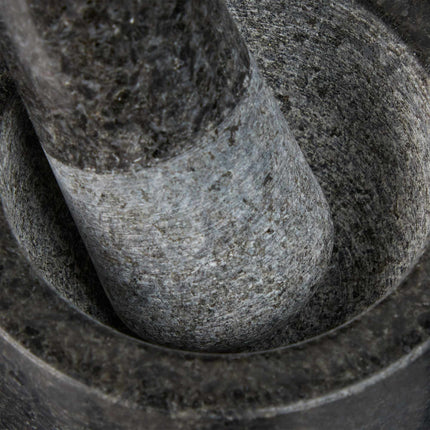 Mortar granite with impact