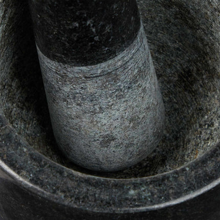 Mortar granite with impact
