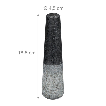 Mortar granite with impact