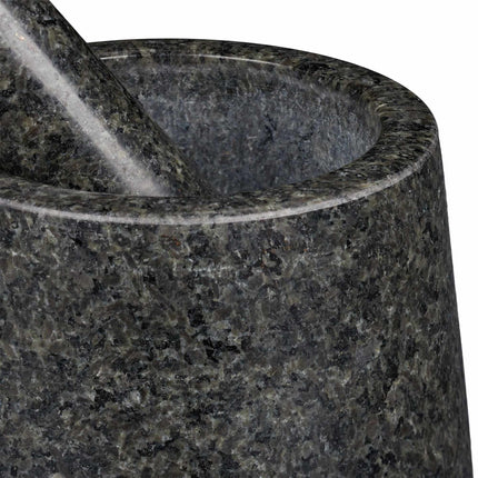 Mortar granite with impact