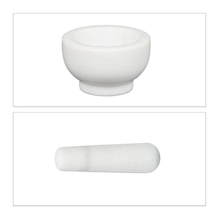 Mortar marble with impact