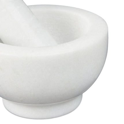 Mortar marble with impact