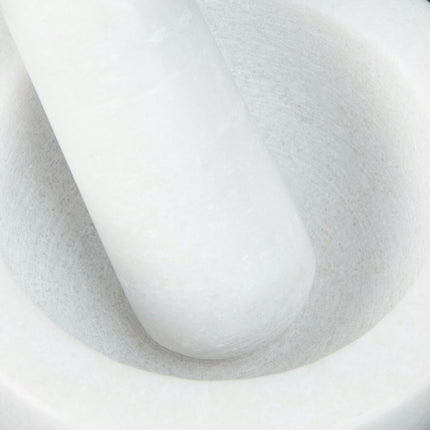 Mortar marble with impact