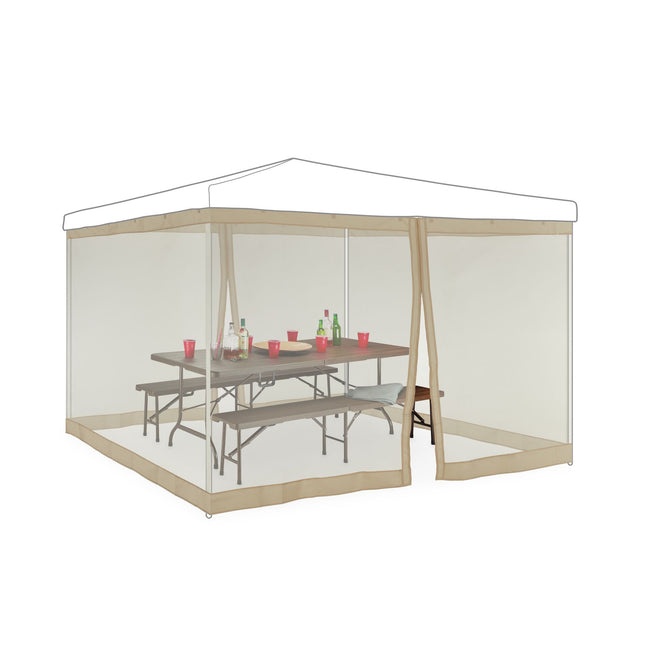 Mosquito Net for 3x3m Pavilion Beige