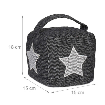 Motif of door stop star