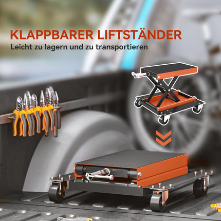 Motorcycle Lift Stand, 500 kg Capacity, Adjustable Height