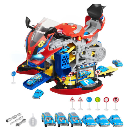 Motorcycle Mechanic Workshop Toy, 25-Piece, Lights & Sounds