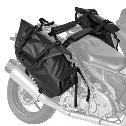 Motorcycle Saddlebags 28L, Waterproof, Universal Fit