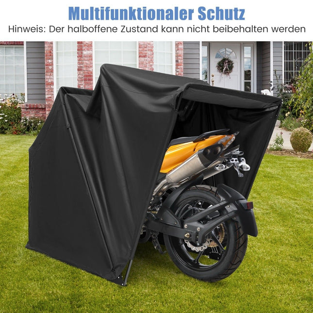 Motorfietsoverkapping, 600D Oxford-stof, 345x137x190 cm