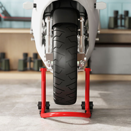 Motorcycle Stand Set, Front/Rear, Steel, 544 kg Capacity
