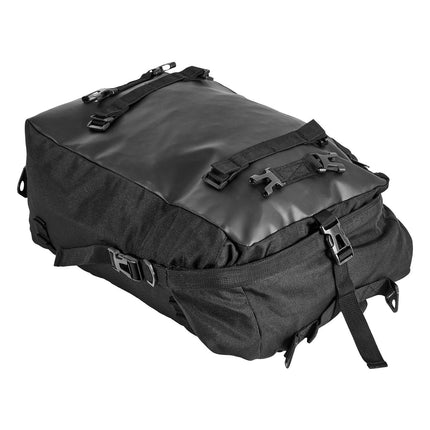 Motorcycle Tail Bag 30L, Waterproof Cover, Backpack Straps