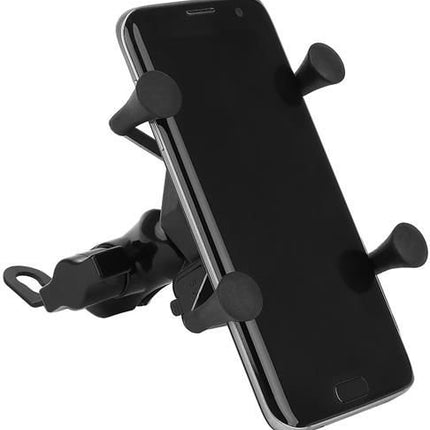 Motorcycle phone holder with charger