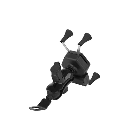 Motorcycle phone holder with charger
