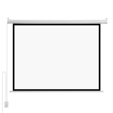 Motorized Projector Screen 72 Inch 4:3, Remote Control