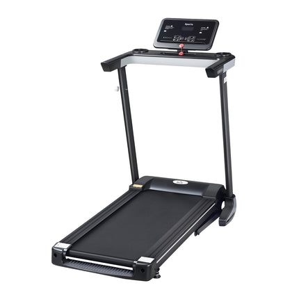 Motorized folding treadmill, 12 programs, 100 kg capacity