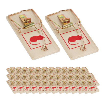 Mousetrap Wood Set of 40