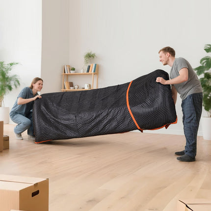 Moving Blankets 6-Pack, 72 x 40 in, Cotton Filled