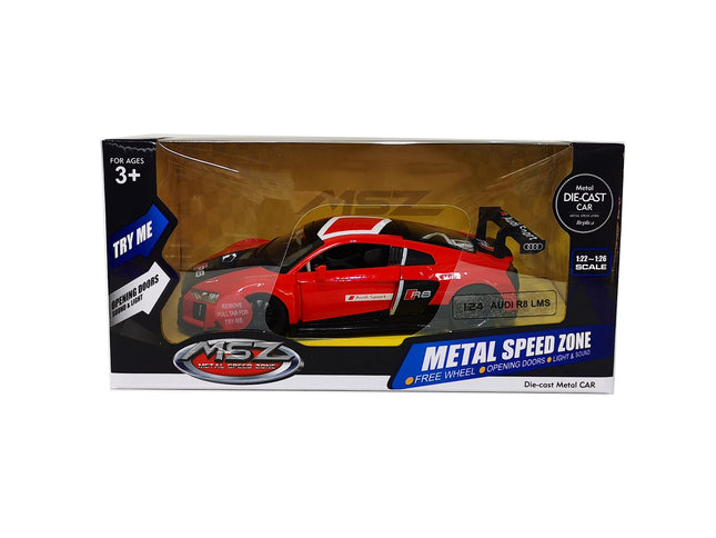 Msz Die-Cast Model Audi R8 Lms, Scale 1:24