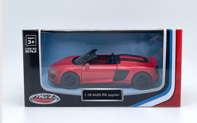 Msz Die-Cast Model Audi R8 Spyder, Scale 1:39