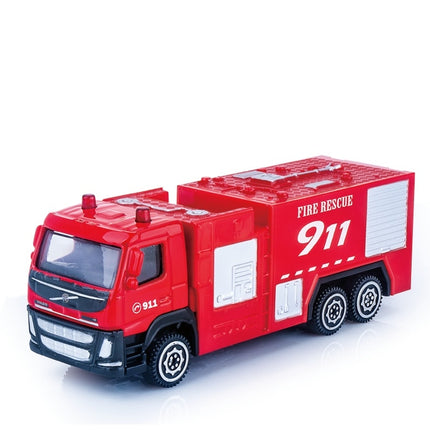 Msz Die-Cast Model Volvo Fire Engine, Scale 1:72