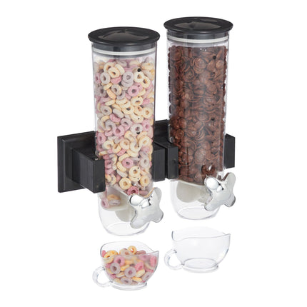 Mueslidispenser double for wall mounting