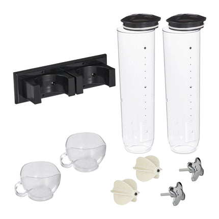 Mueslidispenser double for wall mounting