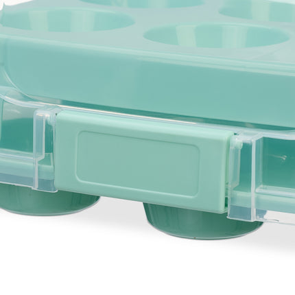 Muffin Cupcake Storage Box, Holds 24, Two-Tier