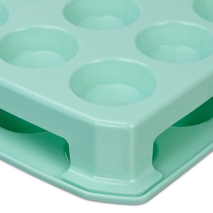 Muffin Cupcake Storage Box, Holds 24, Two-Tier