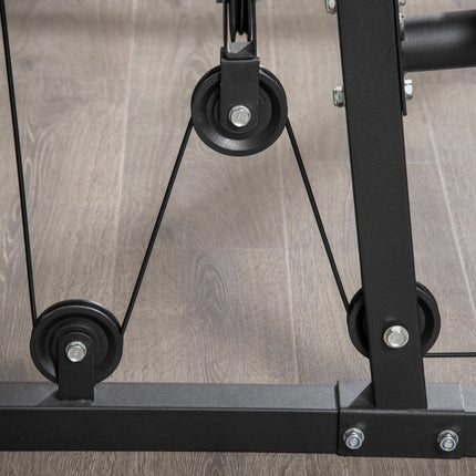 Multifunctional gym station, Lat Pull/Butterfly, 45 kg weights