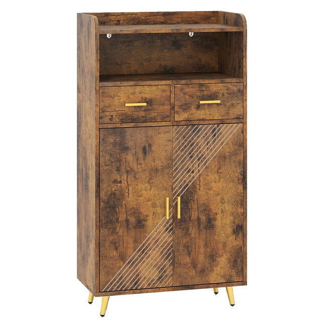 Multi-Purpose Cabinet with Adjustable Shelf & Drawers