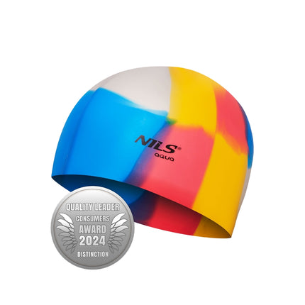 Multicolor M10 Silicone Swim Cap