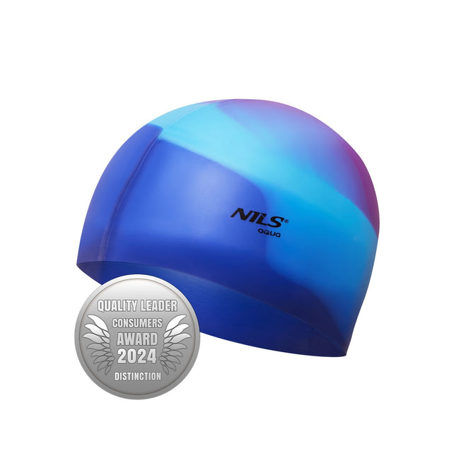 Multicolor siliconen badmuts - maat voor volwassenen
