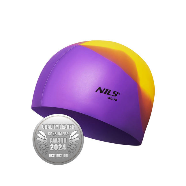 Multicolor siliconen badmuts - maat voor volwassenen