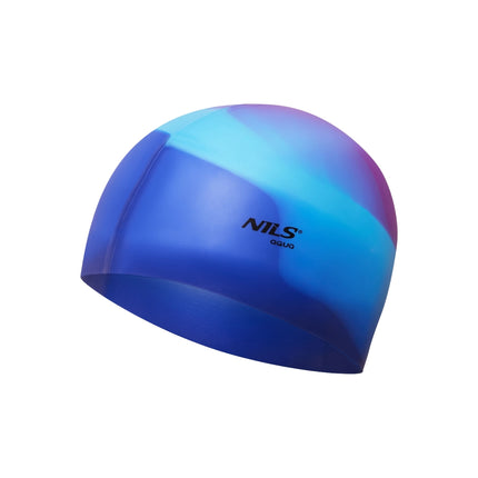 Multicolor Silicone Swimming Cap – Adult Size