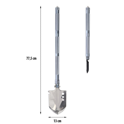 Multifunctional Camping Shovel with Carrying Case