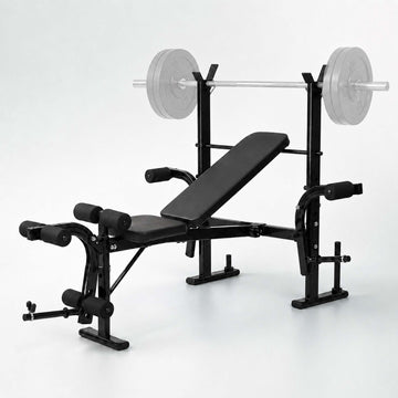 Multifunctional Home Gym Bench with Adjustable Backrest