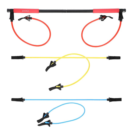 Multifunctional Pilates Bar Set with Resistance Bands