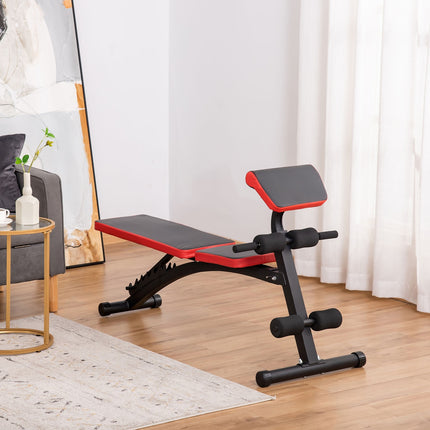 Adjustable weight bench - 6 angles, supports up to 120 kg