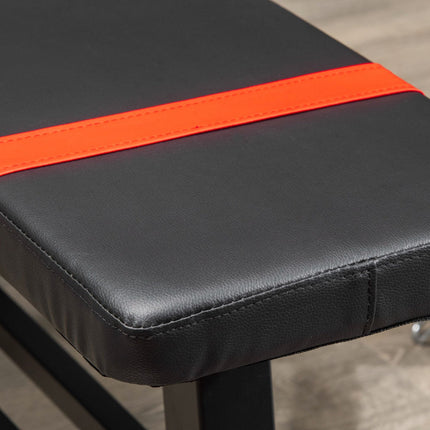 Multifunctional weight bench - 150 kg capacity, black metal
