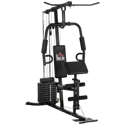 Multifunctional gym station, Lat Pull/Butterfly, 45 kg weights