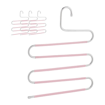 Multiple trouser hangers set of 4